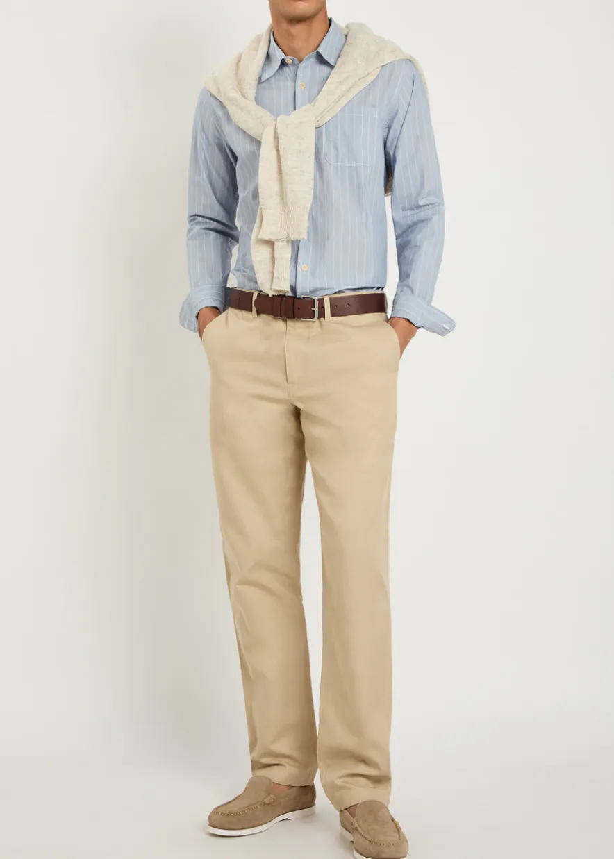Striped cotton shirt
