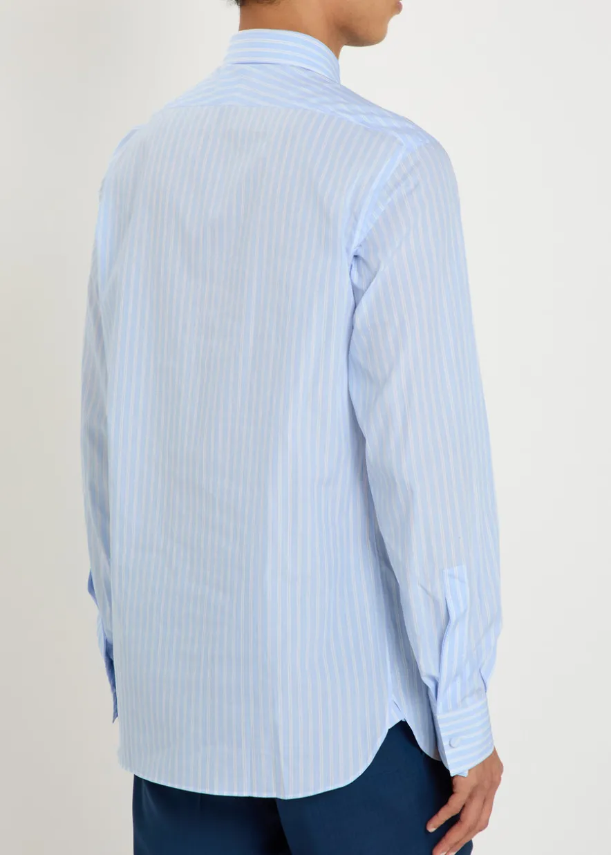 Striped cotton shirt