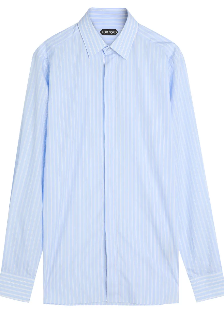 Striped cotton shirt