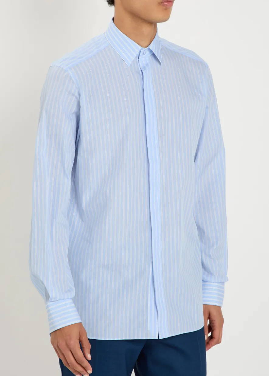 Striped cotton shirt