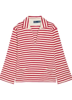 Striped cotton sweatshirt