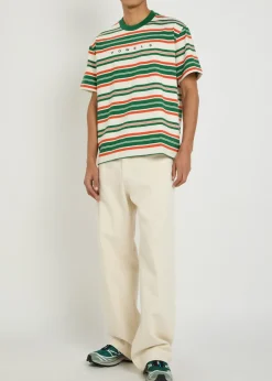 Striped cotton T-shirt