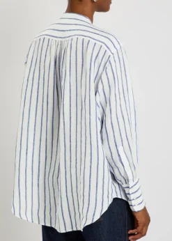 Striped linen shirt