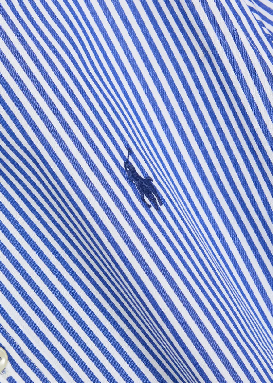 Striped stretch-cotton shirt