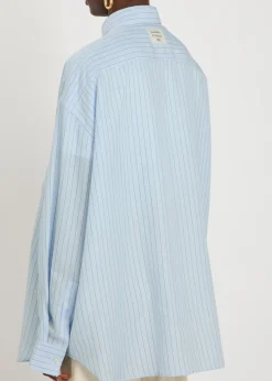 Striped woven shirt