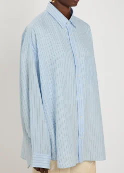 Striped woven shirt