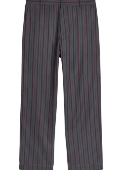Stripe Slacker straight-leg wool and cashmere-blend trousers