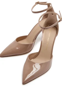 Stuart Power Strap 85 patent leather pumps