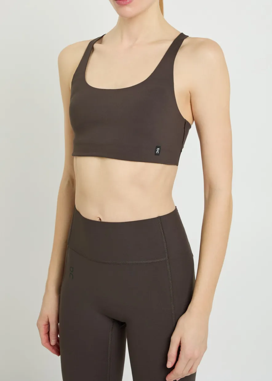 Studio stretch-jersey bra top