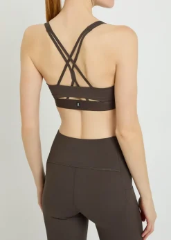 Studio stretch-jersey bra top
