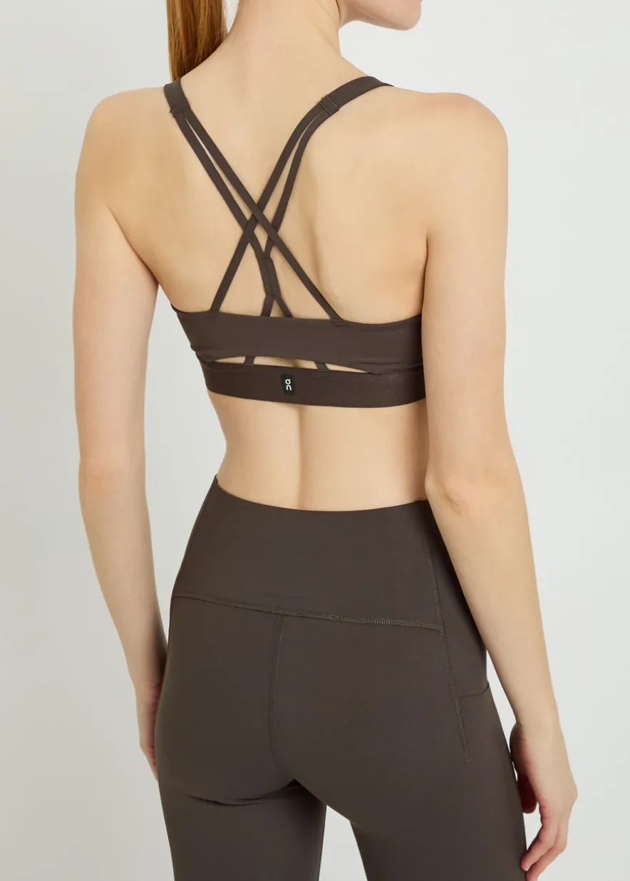 Studio stretch-jersey bra top