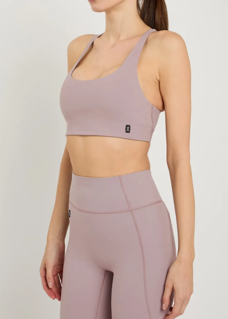 Studio stretch-jersey bra top