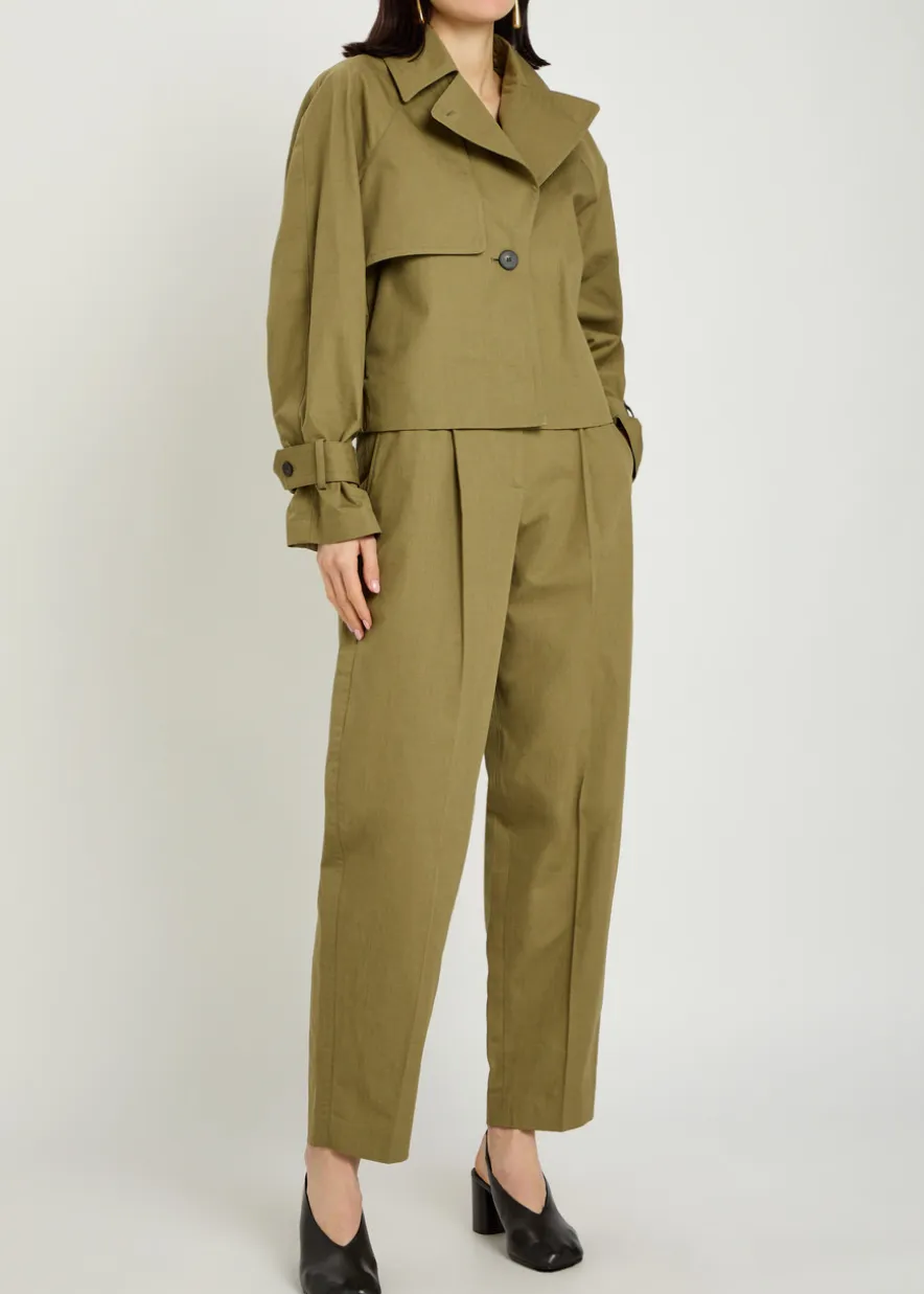 Suber cotton trench jacket