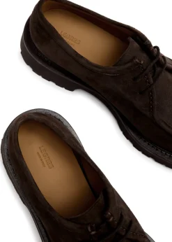 Suede Derby shoes