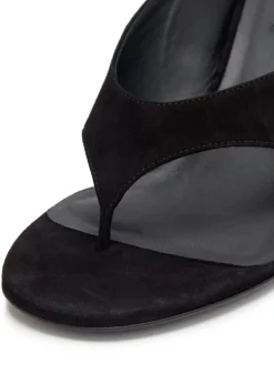 75 suede wedge mules