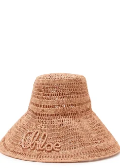 Summer Banana logo raffia hat