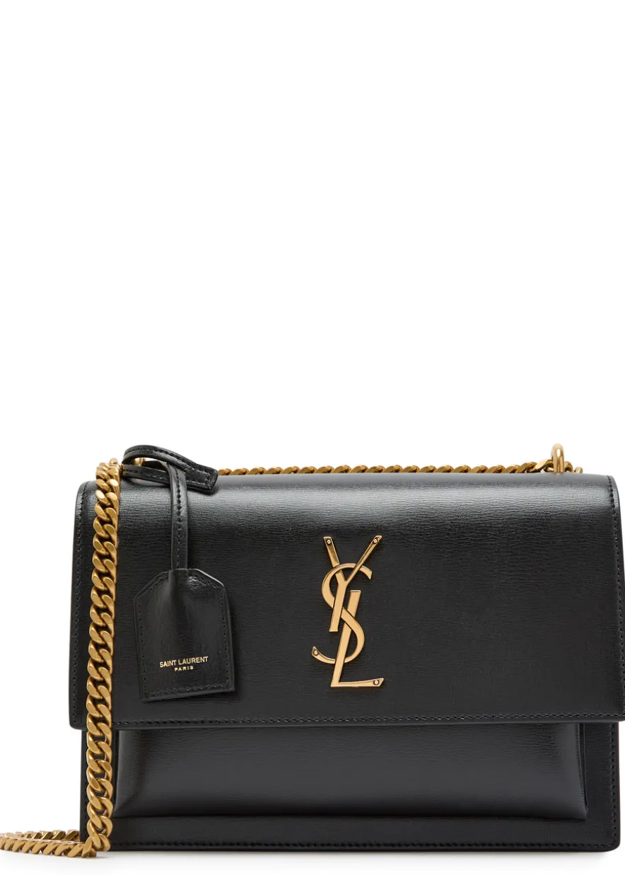 Sunset leather cross-body bag