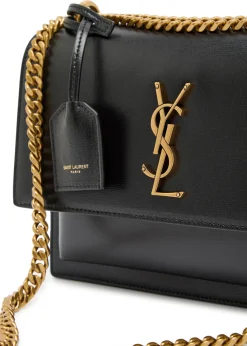 Sunset leather cross-body bag