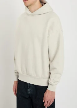 Superweight hooded cotton sweatshirt
