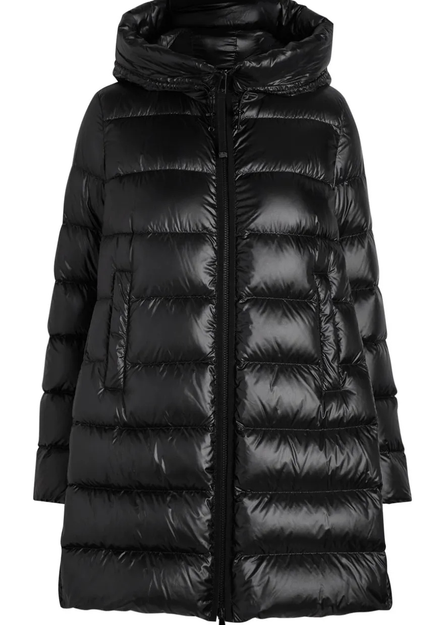Suyenne hooded quilted shell parka