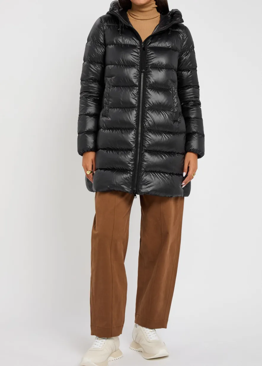 Suyenne hooded quilted shell parka
