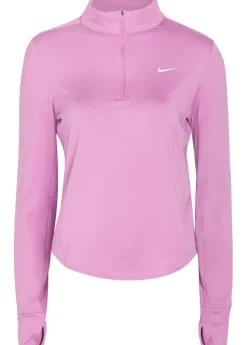 Swift Dri-FIT UV half-zip stretch-jersey running top