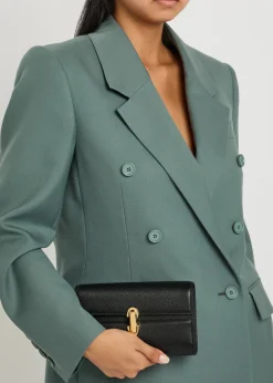 Symmetry grained leather mini bag
