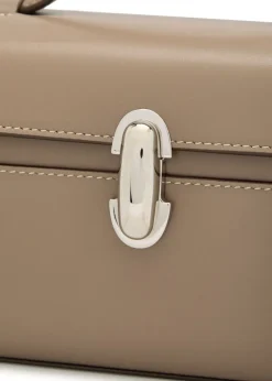 Symmetry leather pochette