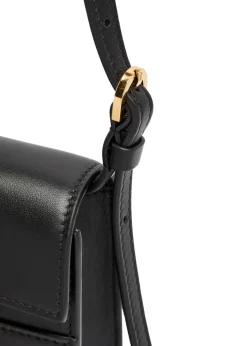 Symmetry leather shoulder bag