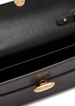 Symmetry leather shoulder bag