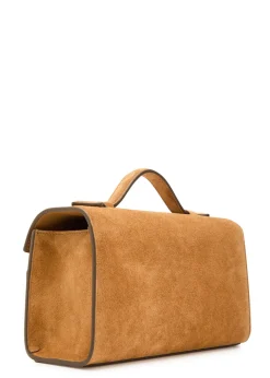 Symmetry suede pochette