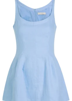 Syna darted linen top
