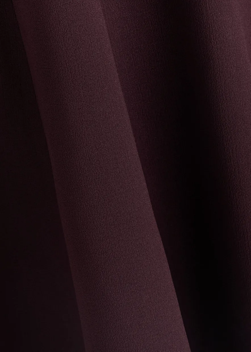 Syrah panelled crepe midi dress