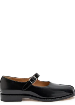 Tabi leather Mary Jane flats