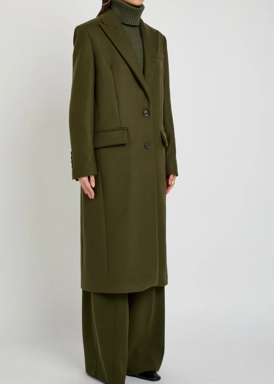 Tailored wool coat