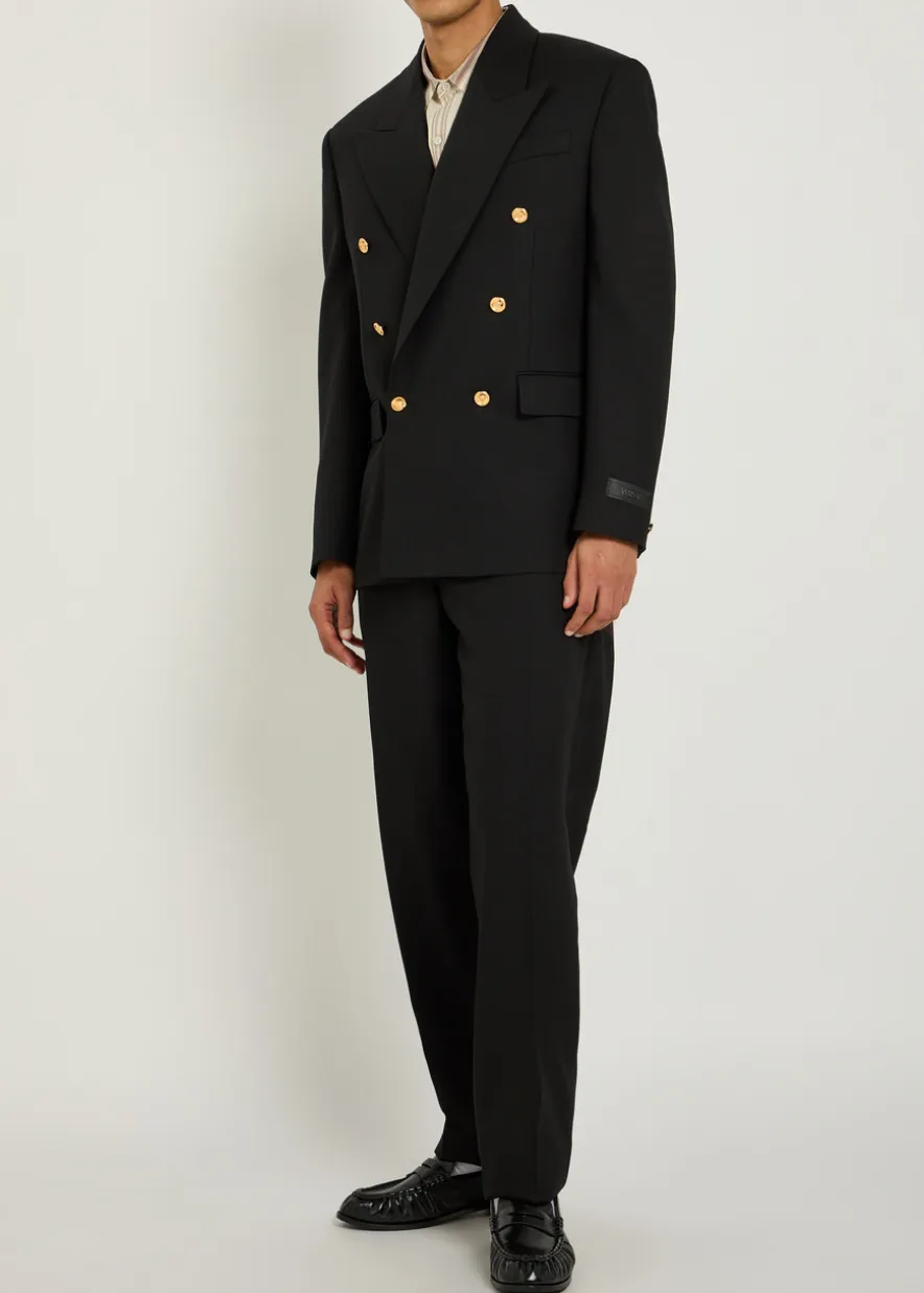 Tailored wool trousers
