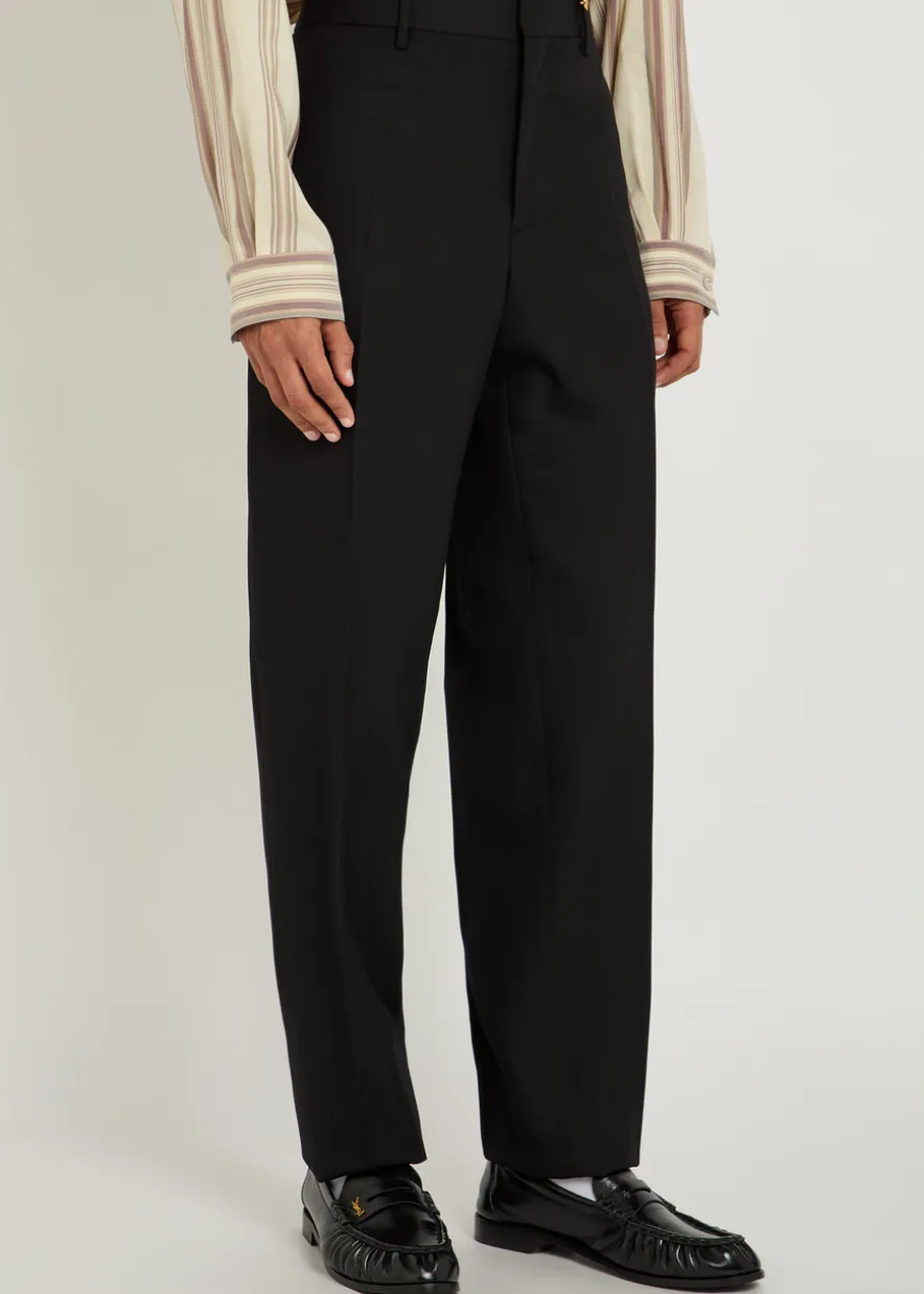 Tailored wool trousers