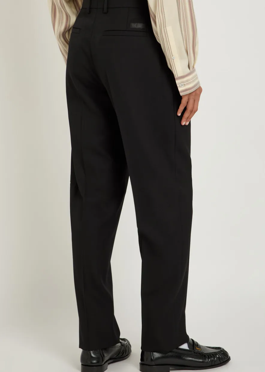 Tailored wool trousers