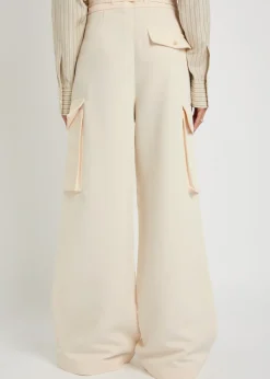 Tailored woven cargo trousers