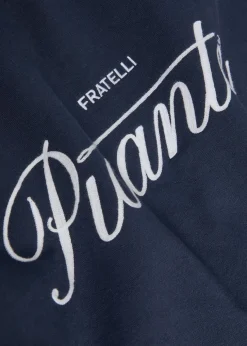 Tailor embroidered hooded cotton sweatshirt