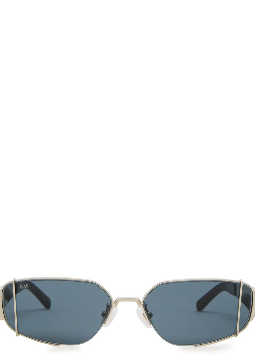 Talia rectangle-frame sunglasses