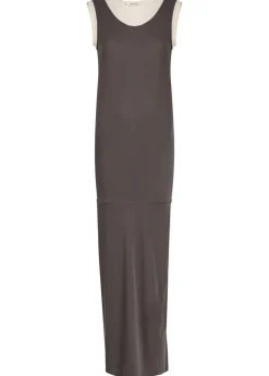 Tao layered-effect cotton maxi dress