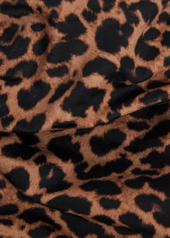 Taormina leopard-print bikini top