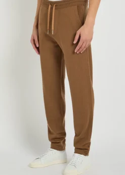 Tapered cashmere and wool-blend sweatpants