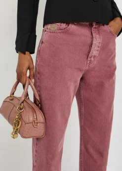 Tapered-leg jeans