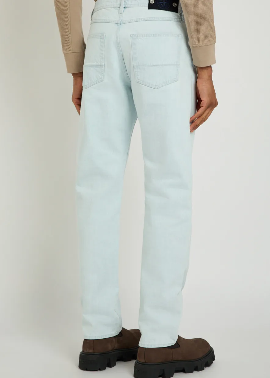 Tapered-leg jeans