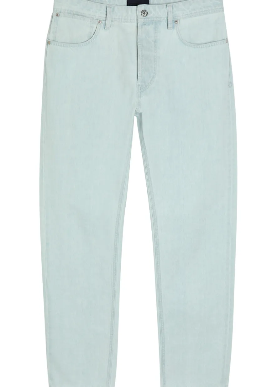 Tapered-leg jeans