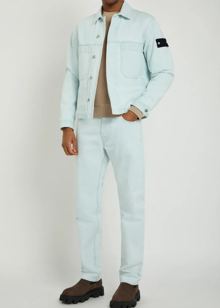 Tapered-leg jeans