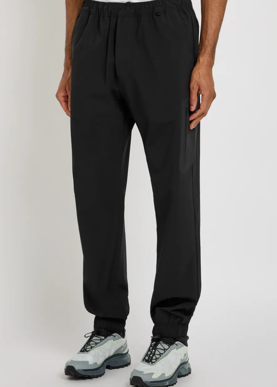 Tapered-leg shell sweatpants