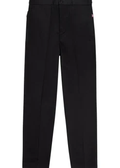 Tapered-leg stretch-cotton chinos